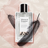 Beauty serum bottle on school graph paper